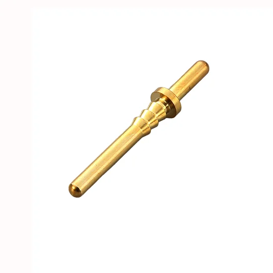 Custom coaxial connector adapter copper thread machining parts