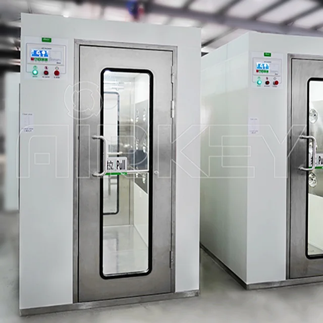Automatic Air Shower With Electrion Interlock Doors Air Shower For Dust-free and Sterile