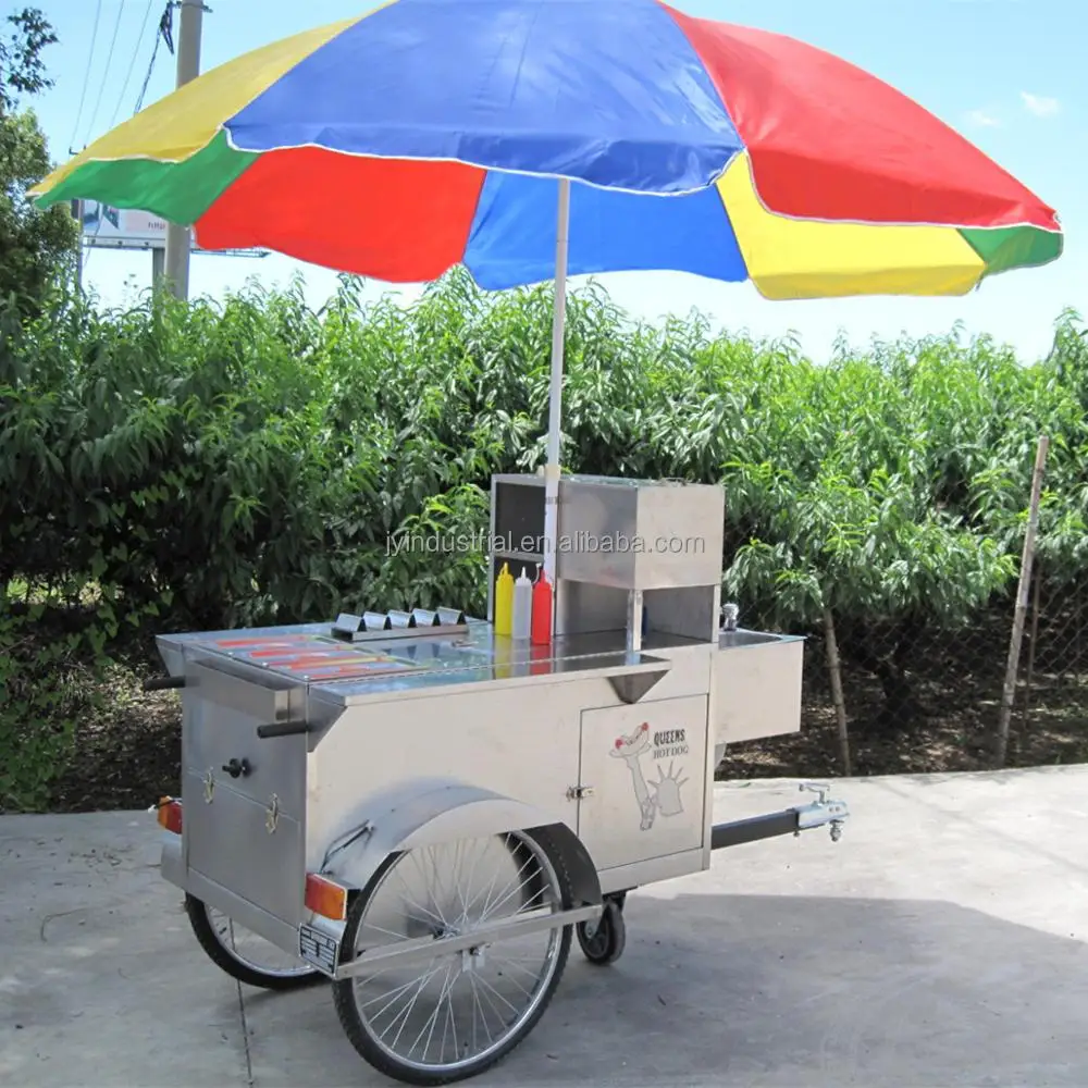street vending tricycle/electric hot dog cart/mobile food cart for sale