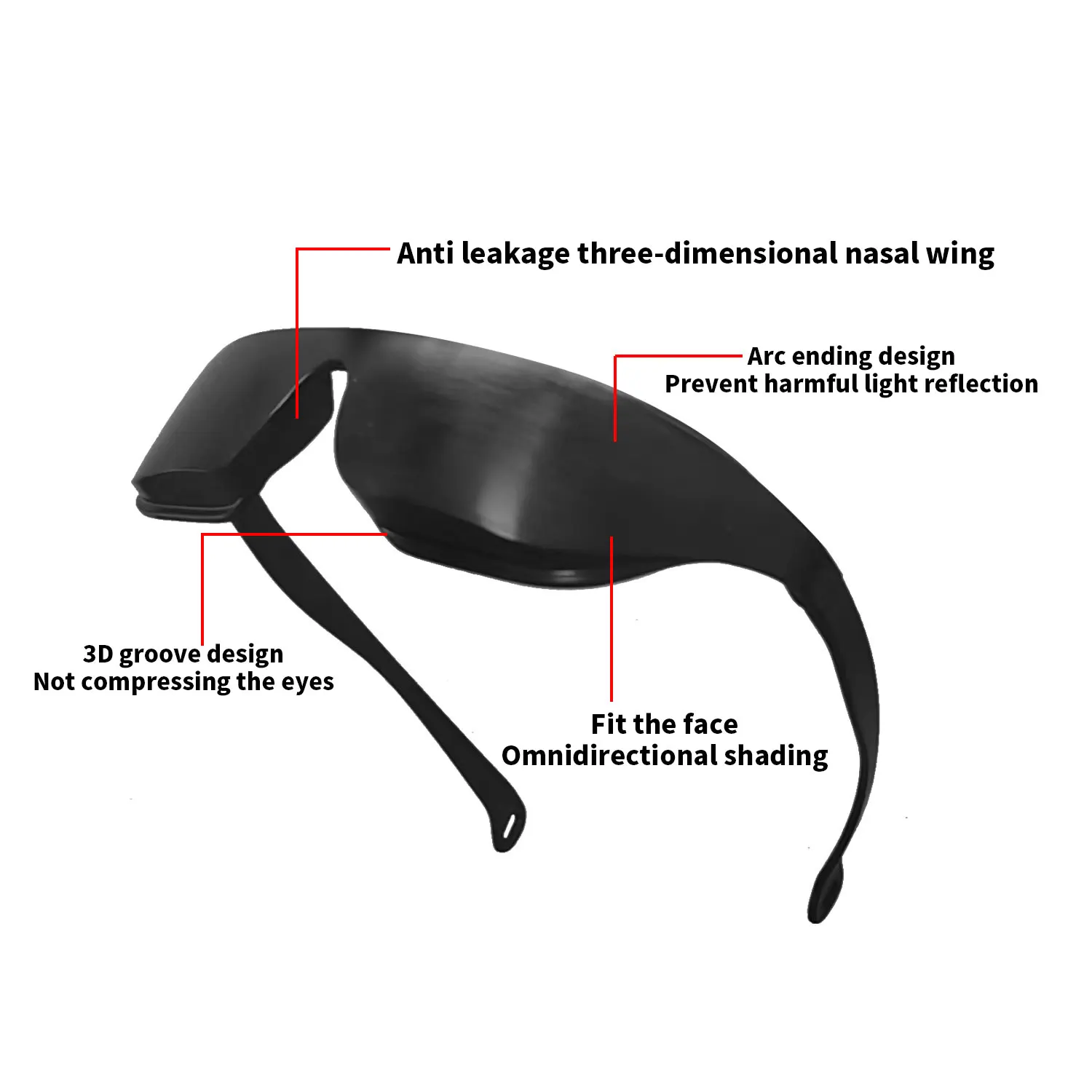 Goggles CE Ansi Z87 OPT IPL Care Light Eye Patch Laser Protection Eyewear Shading Protective Eye Mask Eyeshade