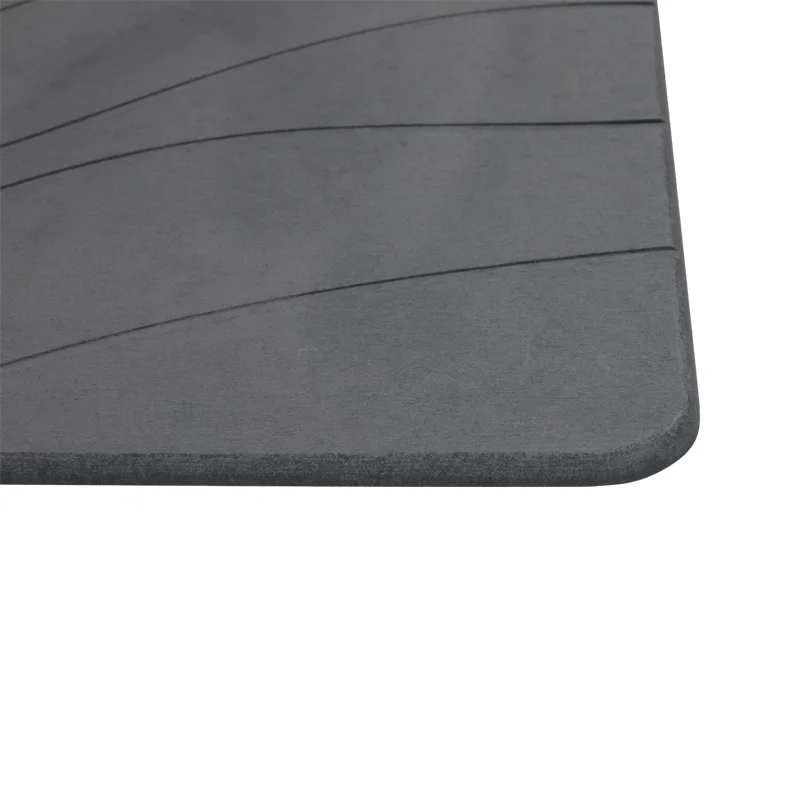 2024 Non-Slip Quick Dry Absorbent Diatomaceous Earth Gray Stone Mat Bath Mat