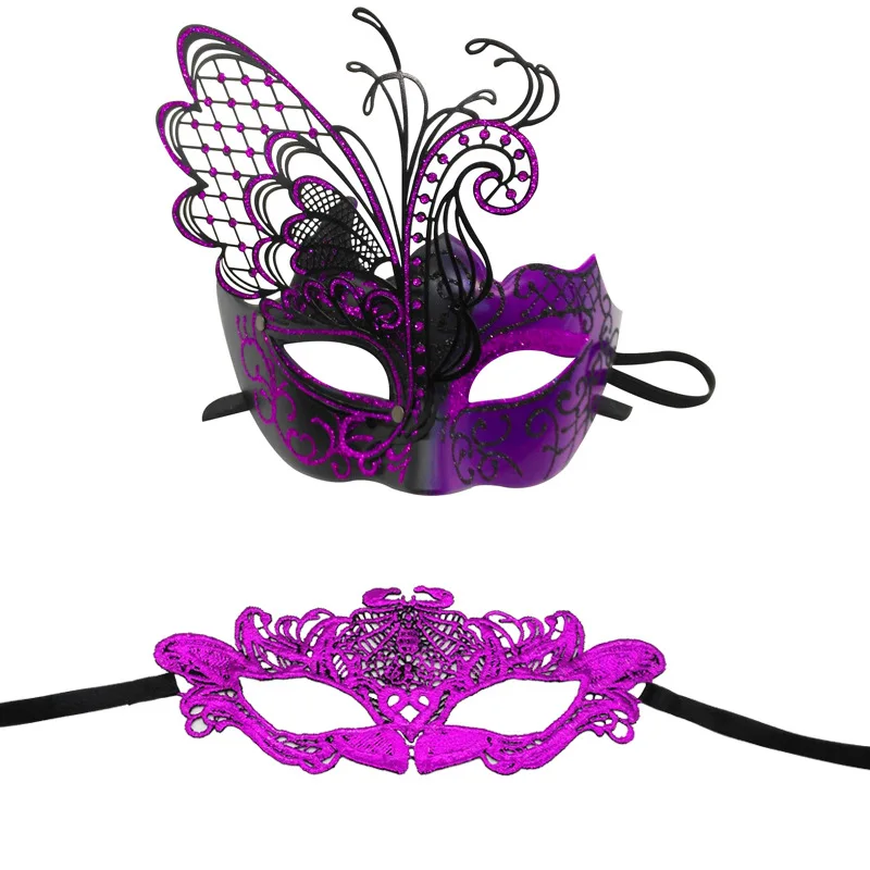 Mysterious Venetian Butterfly Lady Masquerade Halloween Party Mask Evening Prom Ball Mask Bar Costumes Accessory