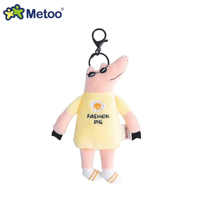 Оптовая продажа игрушек Metoo брелок для ключей из плюша на заказ миниатюрная милая игрушка мягкий плюшевый