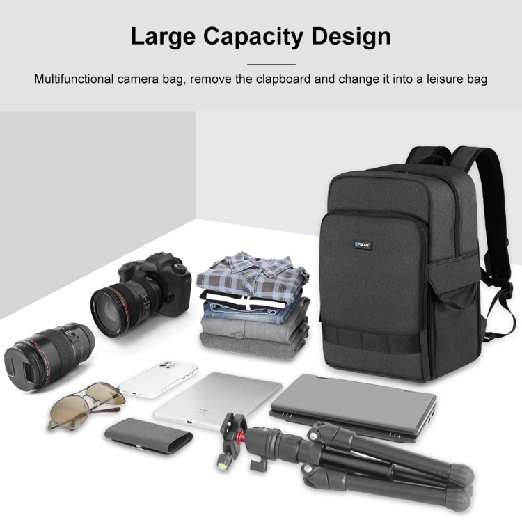 Explosive New Products PULUZ Outdoor Portable Camera Dual Shoulders Backpack Laptop Bag Outdoor Shoulder Bag Backpack