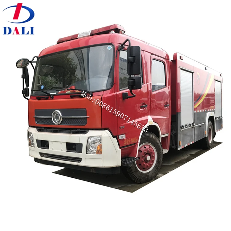  Пожарная и спасательная машина DLQ Euro 5 Dongfeng 4*2 пожарная на 6 колесах из пенопласта