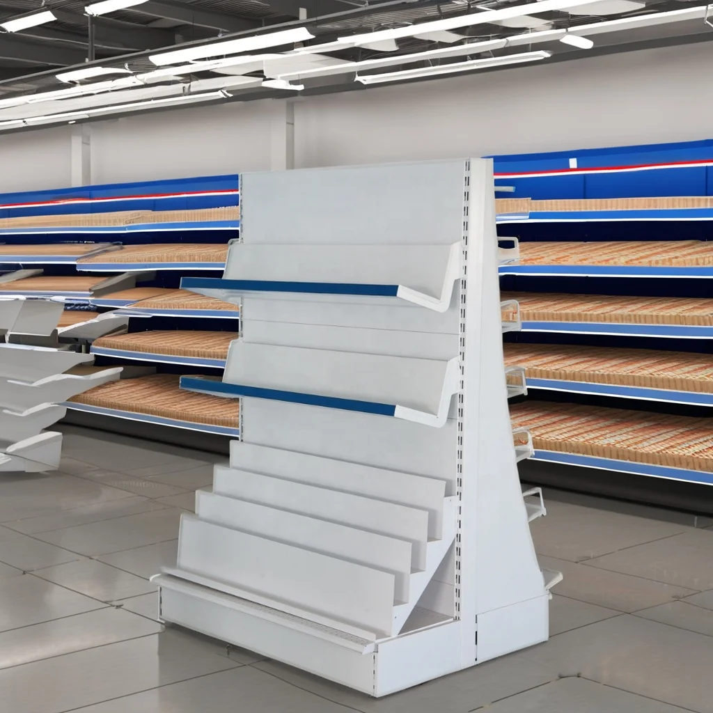 Cheap Supermarket Equipment Gondola Gandola Steel Shelves Supermarkets SuperShop Rack Retail Shop Gondola Shelf Display