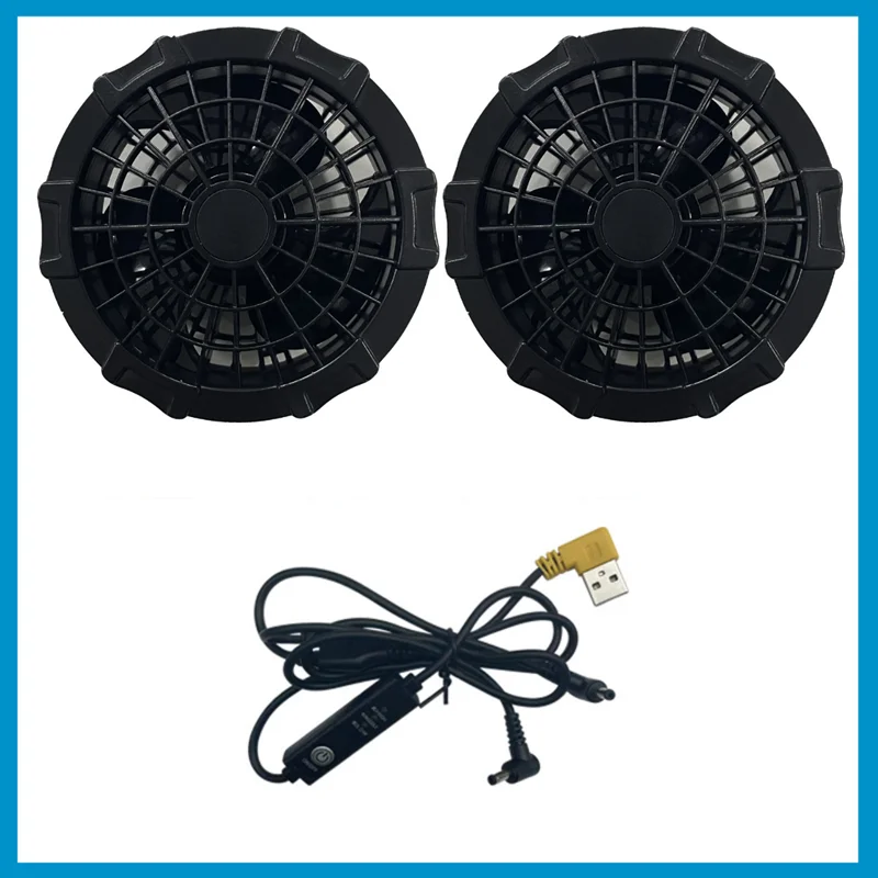 Summer Cooling Fan 3 Gear Speed Regulation Smart Clothing Air Conditioning Outdoor Work Wear Jacket