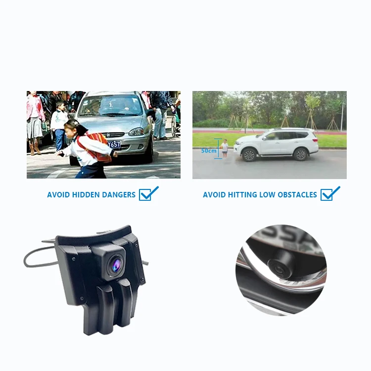 Coview Wholesale Price Front Car Cameras Wide Angle Lens Parking Car Front View Camera for Toyota Land Cruiser Prado