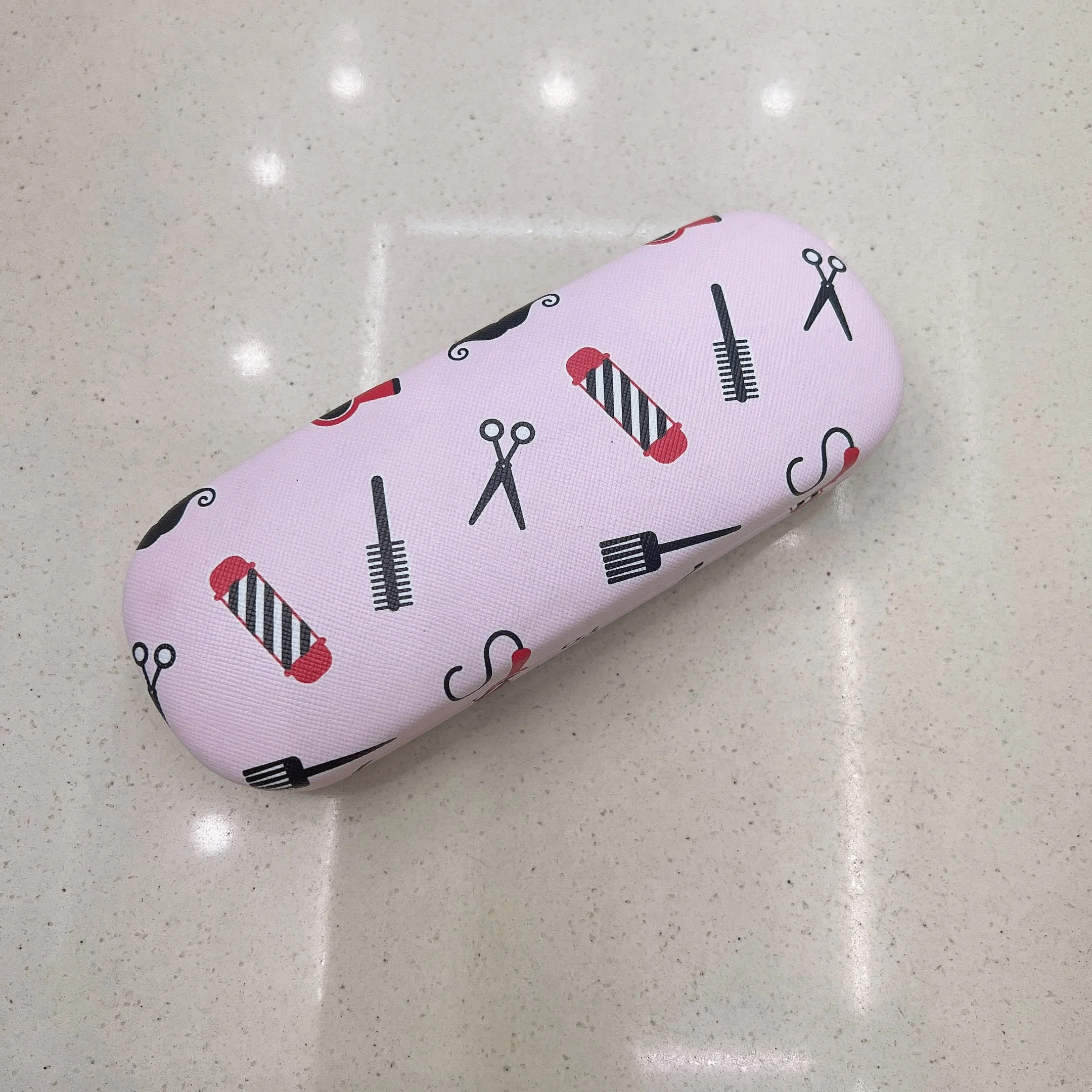 Custom pattern With imprint Logo  Custom Logo Barber Scissors Comb Kids Eyeglasses Case Cheap Good Quality Glasses Packaging Box