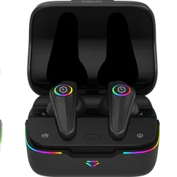 New Version ANC ENC Noise Cancelling Gaming Wireless Earphones Earbuds Headsets With RGB Light Effect for PUBG games