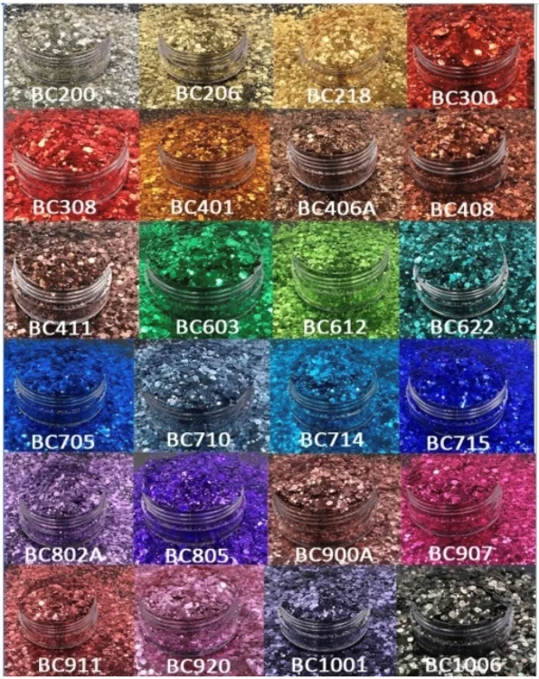 1 kilo packing glitters