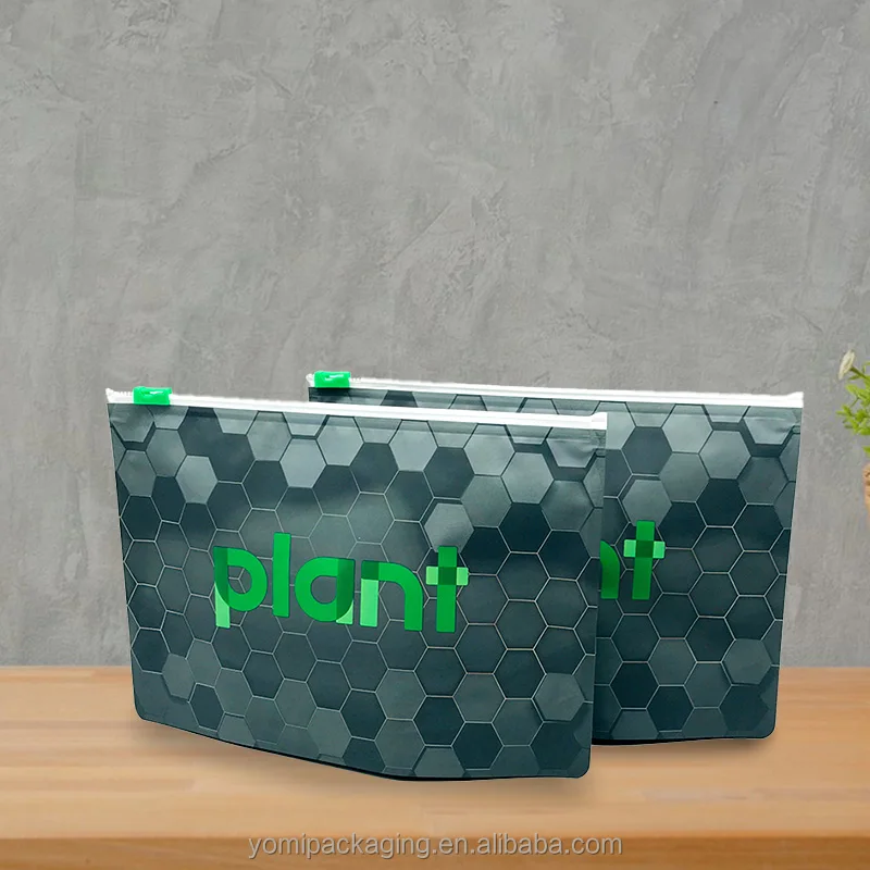 zip bag pack plastic child resistant pouch logo pouches ziplock mylar bags custom printed resealable packaging bags