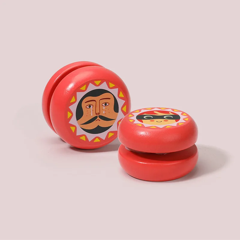 Wooden Toys For Babies Customize Wooden Yoyo Ball Wholesale Custom Logo Children Wood Yoyo Toy
