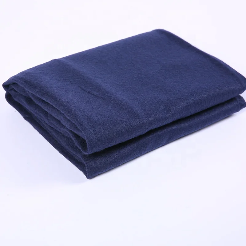 Wholesale Customized Merino Wool Solid Color Polar Fleece Striped Alpacak Blankets