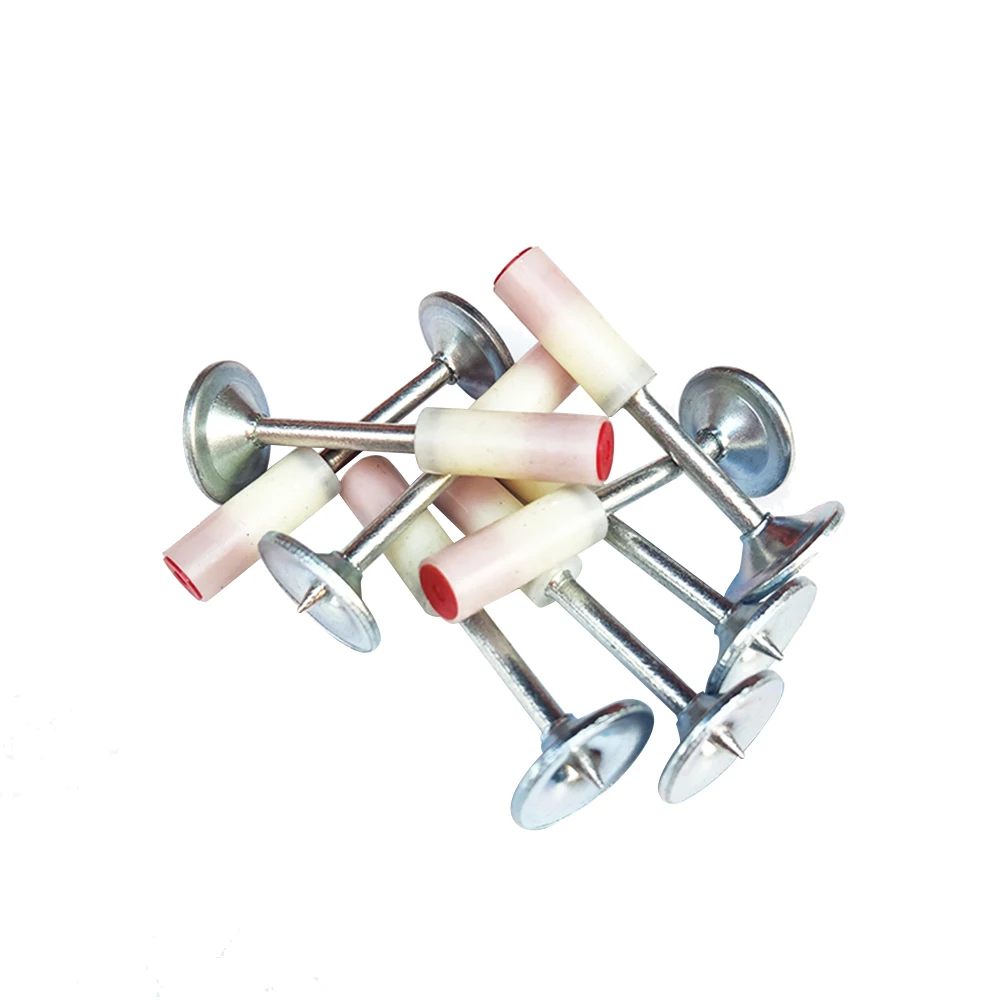 Widely Efficient Round Ceiling Installation Ceiling Nail with Round or Square Washer Powder Ceiling Clip