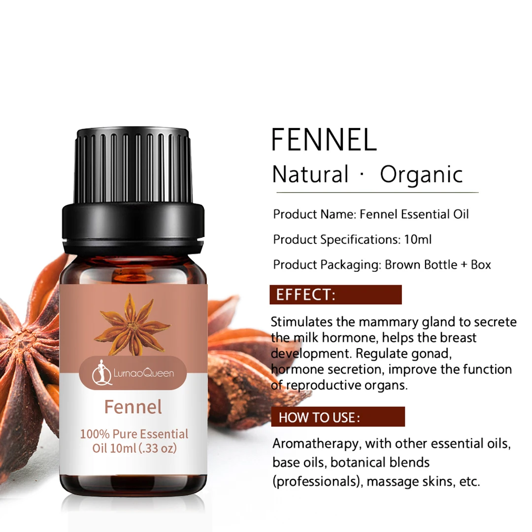 Fennel essential oil stimulates mammary gland secretion breast hormone secretion gonadal function reproductive organs