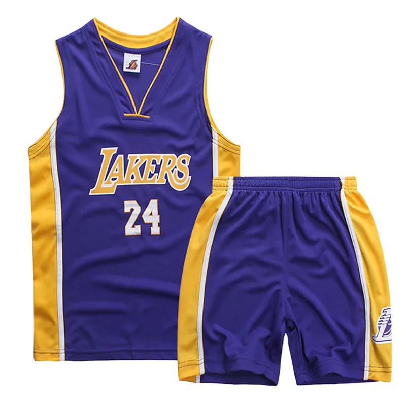 Custom Made Reversible Blue A Gold Basketball Shirt Shorts And laker Jerseys