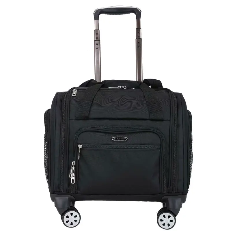 Factory wholesale boarding case men pilot suitcase trolley suitcase oxford travel luggage