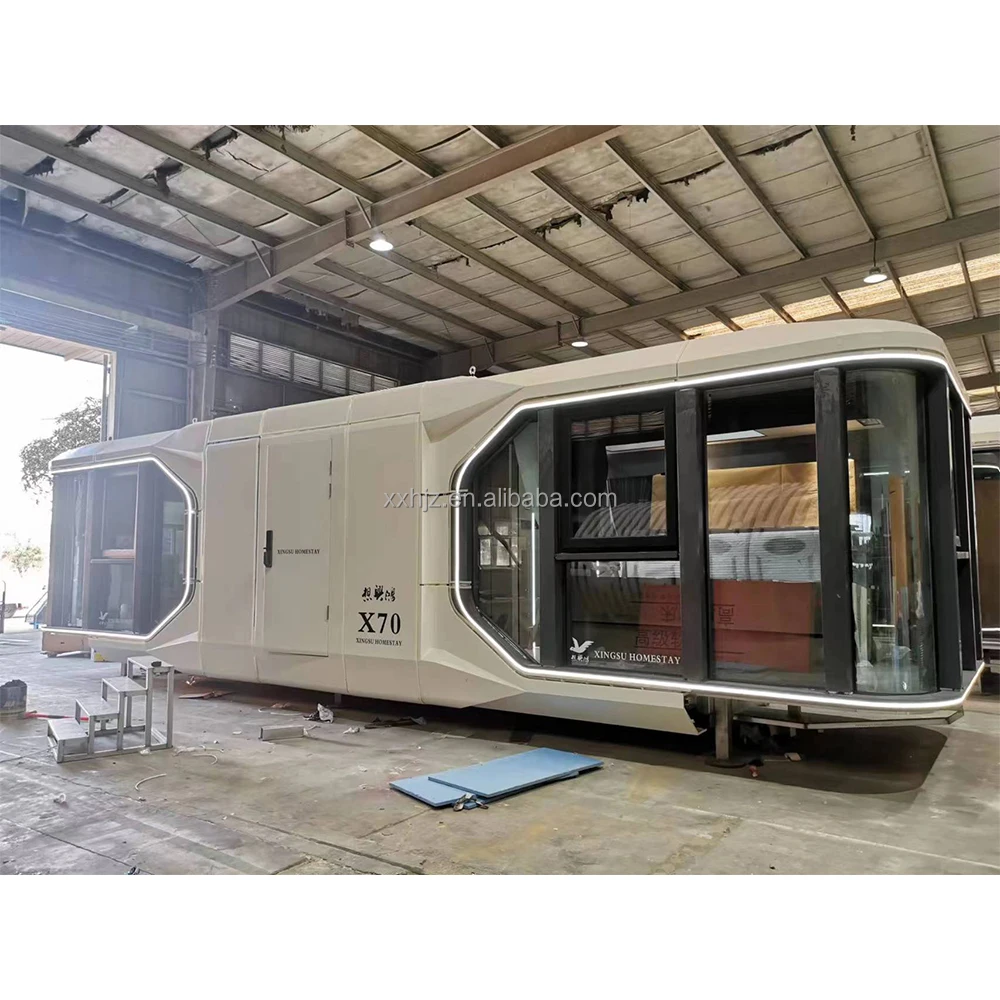 Intelligent home system prefabricated homes prefab houses luxury steel prefab house mobile space capsule