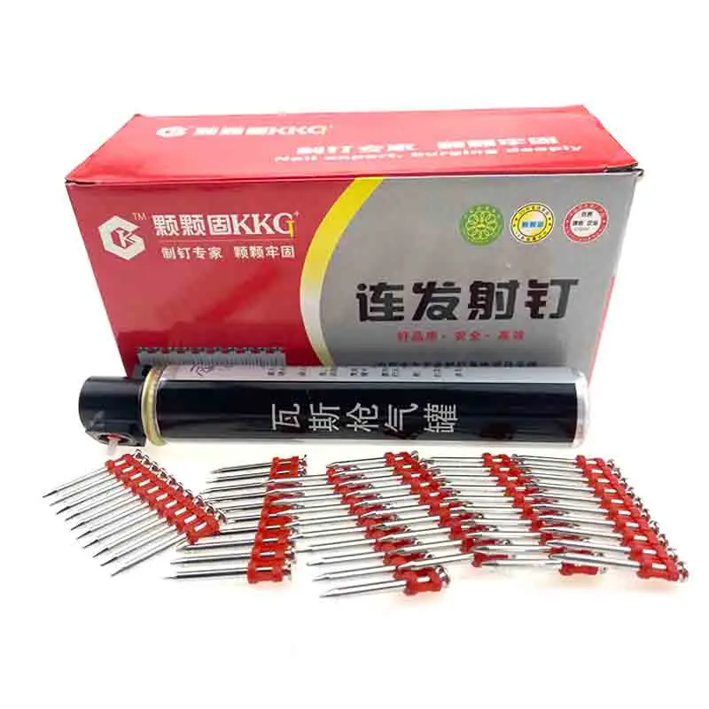 High Carbon Steel Concrete Pin Nails Gas Gun Nails Cement Steel Nails 19/22/25/27/32/28 length