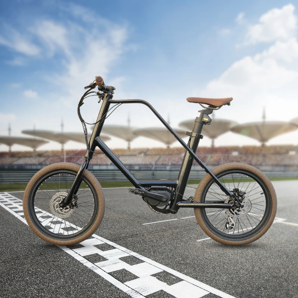 Hottech newest china 20 inch suspension 36V e bike mid drive motor electric bike bicycle