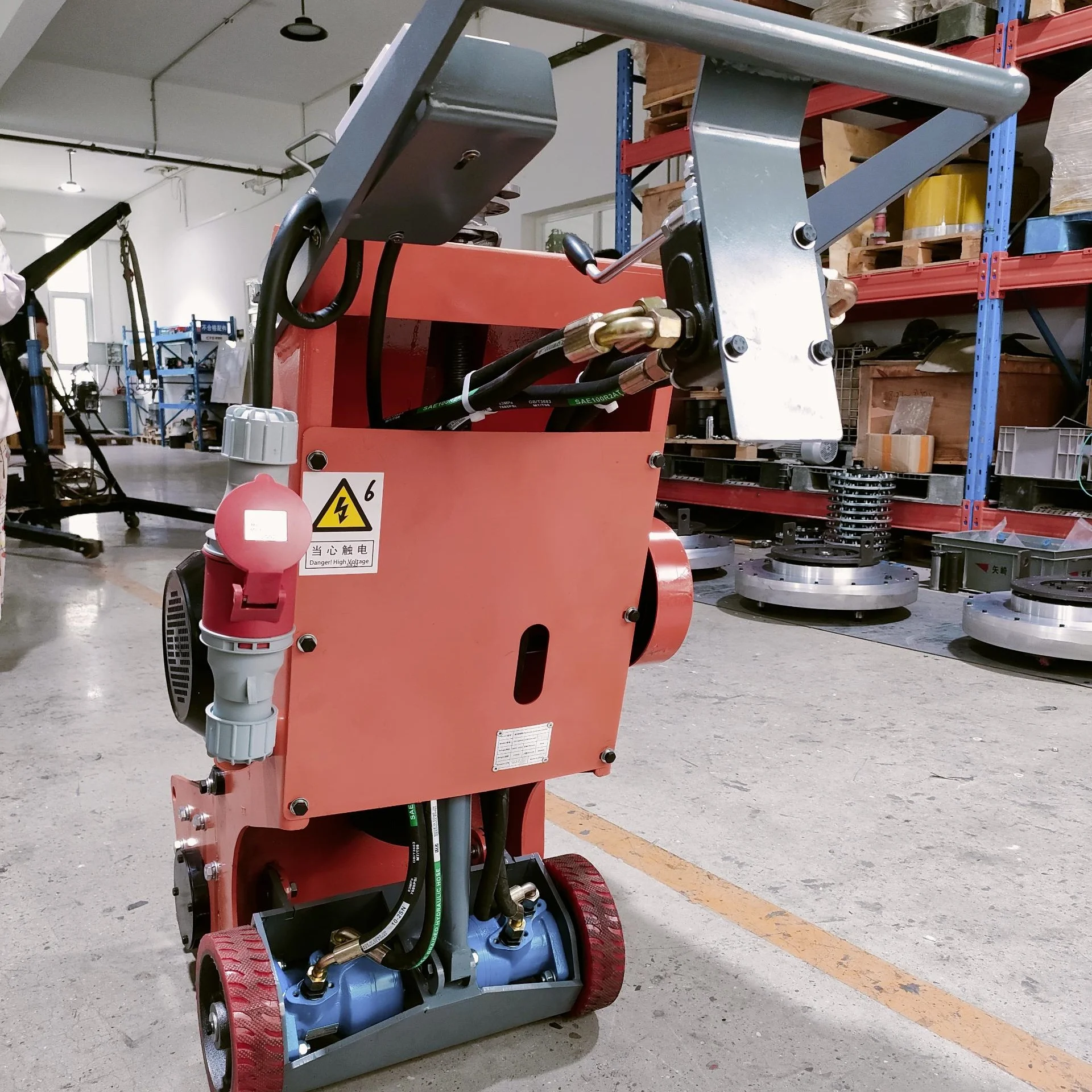 working area 350 mm 300 blades floor road milling machine for concrete   Scarifier machine