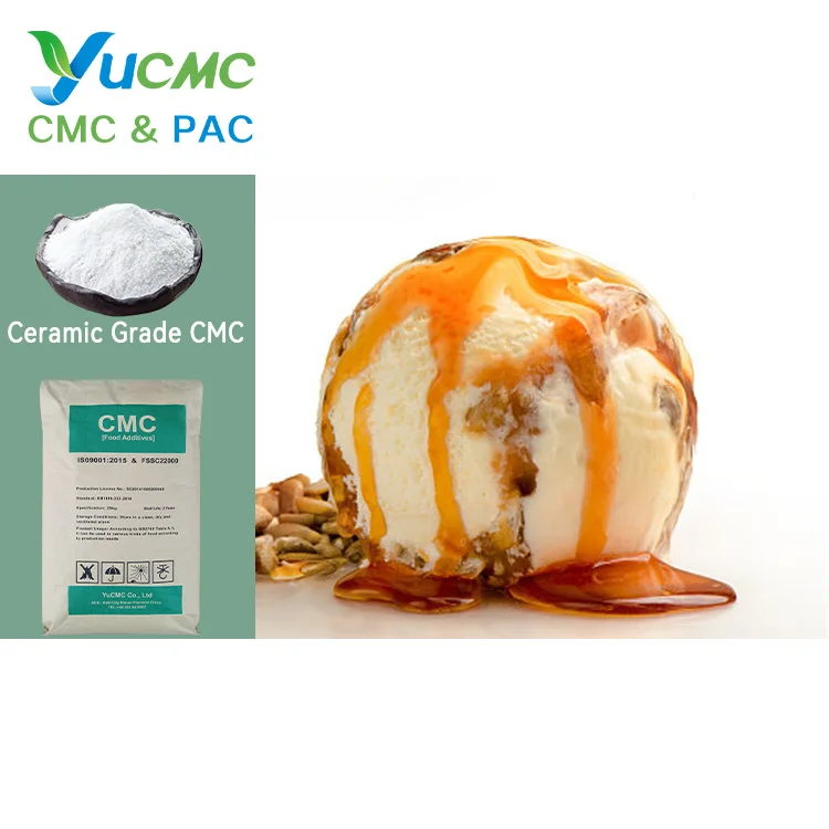 Yucmc Chemical Gum In Company Grade Factory Food Additives Exporter Sodium Carboxymethyl Cellulose Cmc
