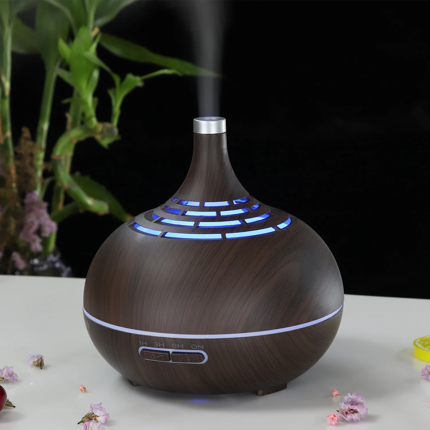 
Difuser Essential Oils Diffuser Electric Wood Oil Diffuser Humidifier Air Humidifier 