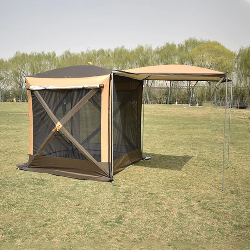 Portable Instant Anti-UV Sun Shade Tent Outdoor Pop up Folding Truck Car Rear Tent For Camping Hiking