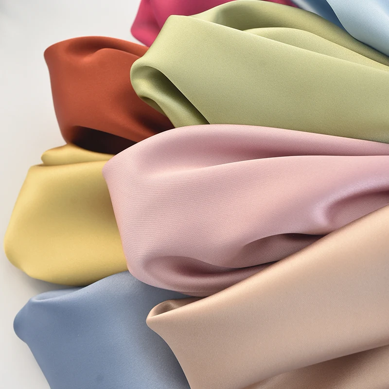 Shaoxing Manufacture Reliable Quality Wholesale Cheap Clothing Polyester Satin Fabric for Dress
