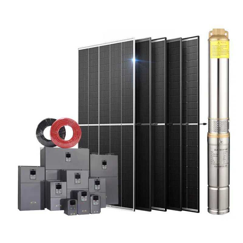 High quality dc submersible solar pump for deep well price solar water pump for agriculture dc solar submersible pump