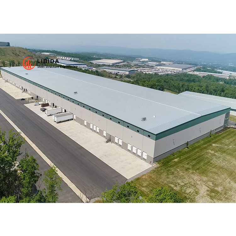 Industrial structural steel plant factory building shed design low cost prefab steel structure prefab workshop building