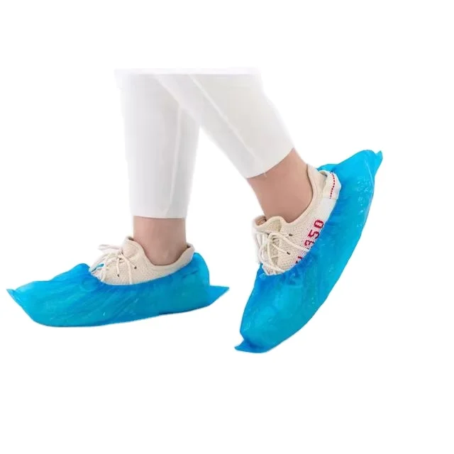 Disposable high quality blue PP Shoe Cover