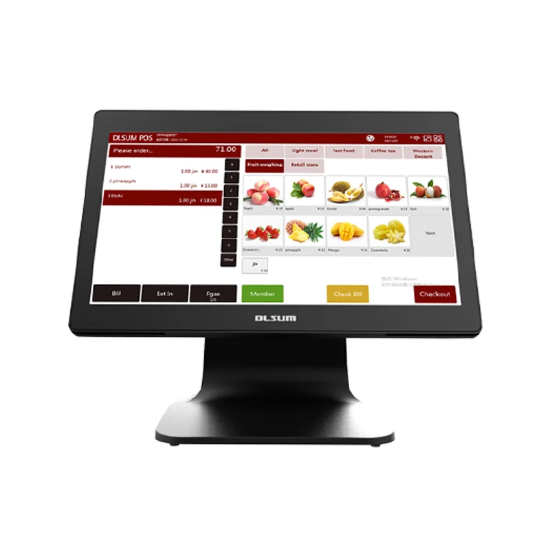 DLSUM-TP touch screen pos Windows&Android OS smart cash register for business