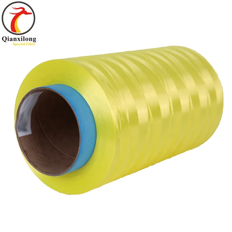 
Zhejiang Manufacturer Color Fiber Yellow High Strength UHMWPE Yarn 15D 