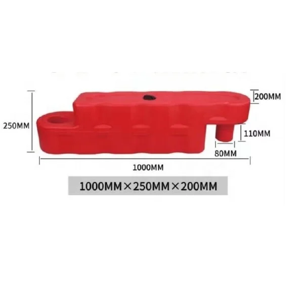 Anti-collision Water Filled Crash Go Karting Track Barriers Road Barrier