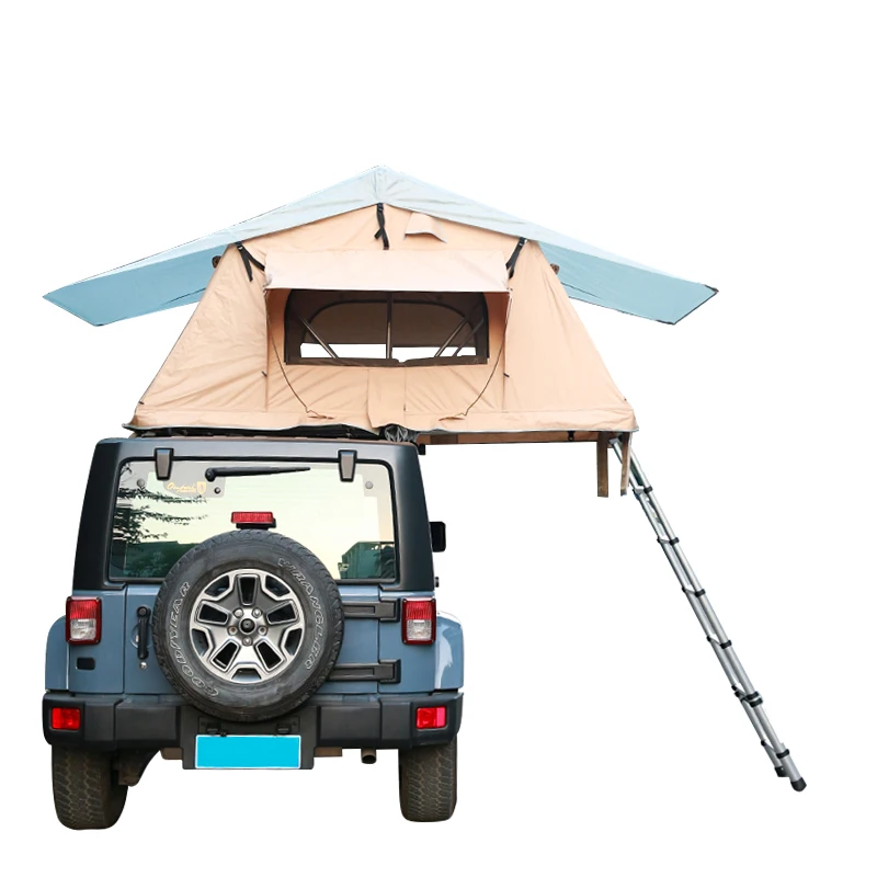 Custom-Made Roof Top Outdoor Camping Tent 3-4 Person High Quality Soft Shell Car Tent