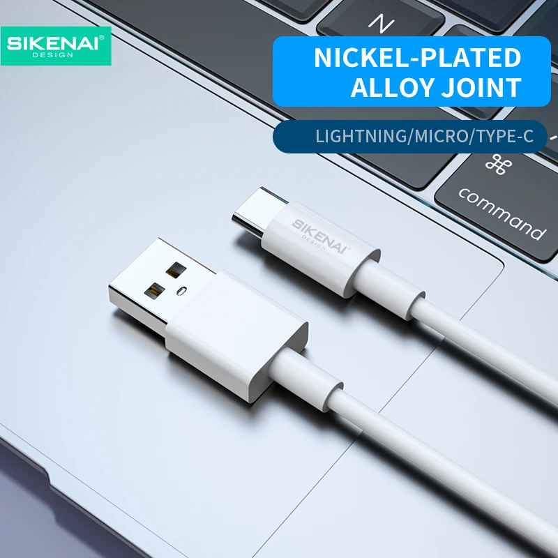 Sikenai 3A Быстрый зарядный кабель для передачи данных Usb зарядного устройства iphone 6 7 8 11 x xs xr зарядное устройство