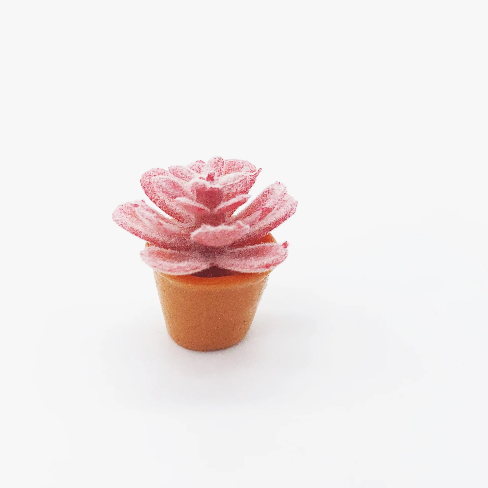 new product 2024 Dollhouse Accessories Mini Micro landscape decoration mini simulation flower succulent plant pot