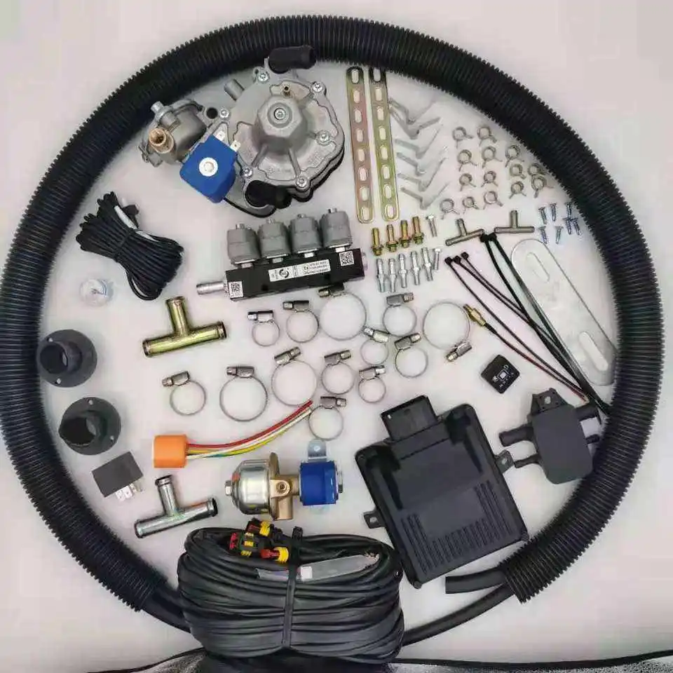 Autogas Conversion Kits 4 Cylinder Cng Gnv Convert Complete Kits Generation Kits For Car System Equipment