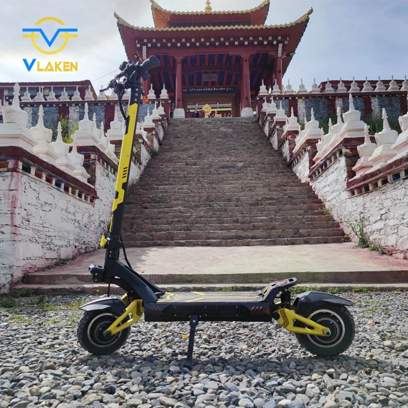 Vlaken High Speed Trotinette Electrique Electric Scooter Sepeda Dual Motor Listrik Trotineta Electrica Adult Off Road E Scooter