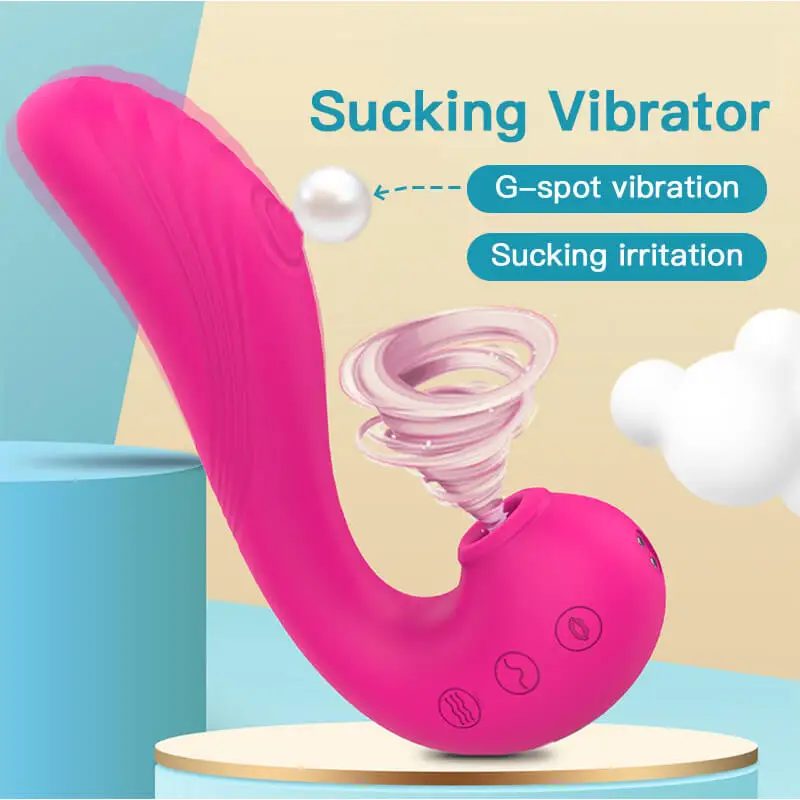 
G Spot Clitoral Sucking Vibrator with 10 Frequency vibration Suction Sex Toys for Women Clit Sucker Nipple Stimulator 
