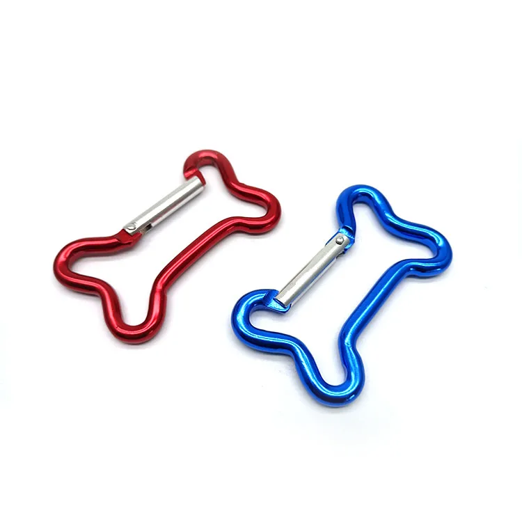 Карабин в форме кости алюминиевый Рюкзак Пряжка для бутылки с водой Многофункциональный аксессуары улицы рюкзака