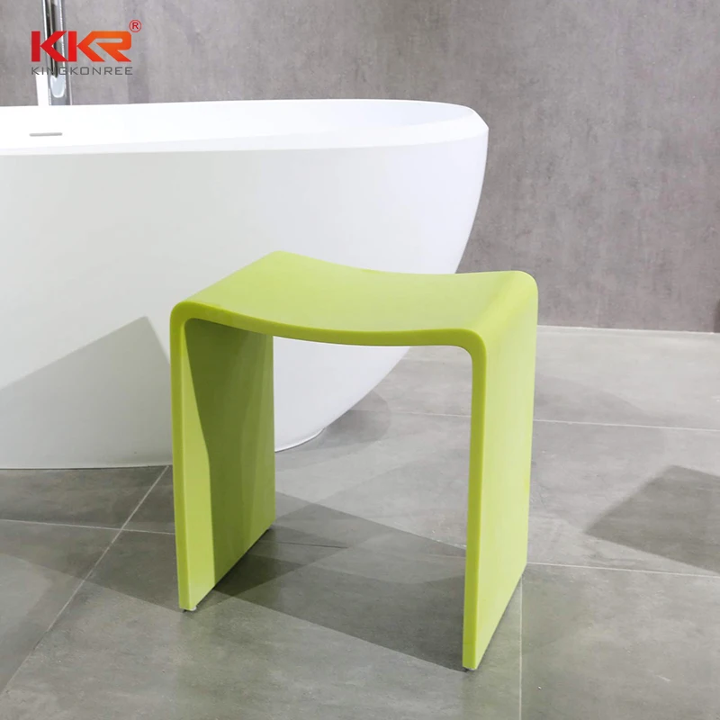 square shape quality pan stone resin shower tray high gloss black stone shower tray  with a seat