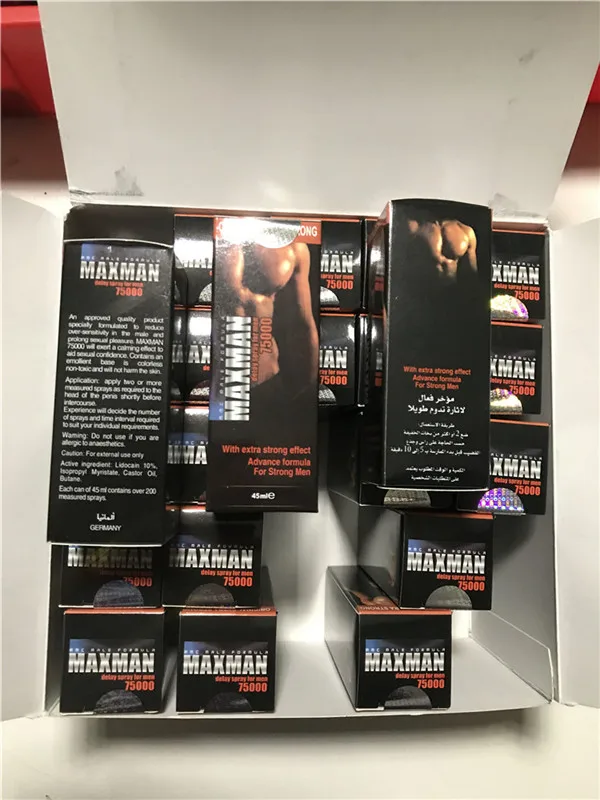 Полный английский спрей MAXMAN 75000 для мужчин секс-товары взрослых внешнего использования