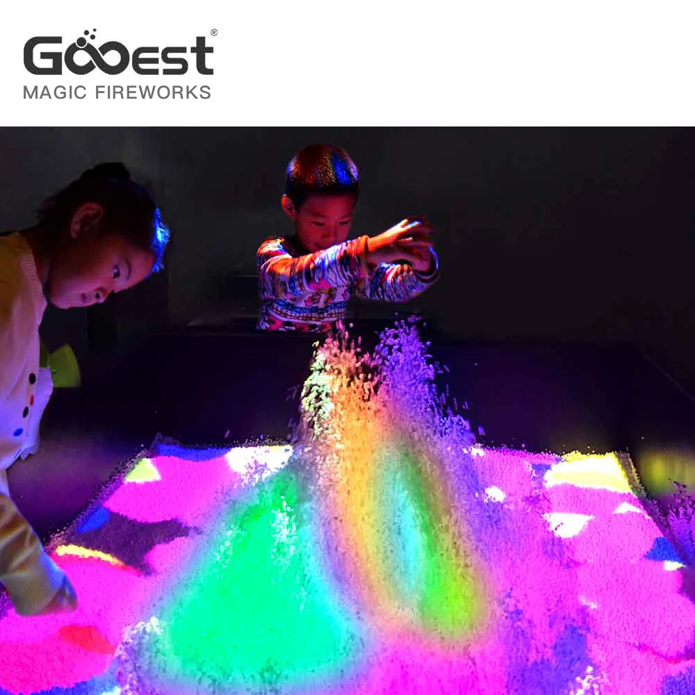 Indoor playground interactive projection magic fireworks games for kids