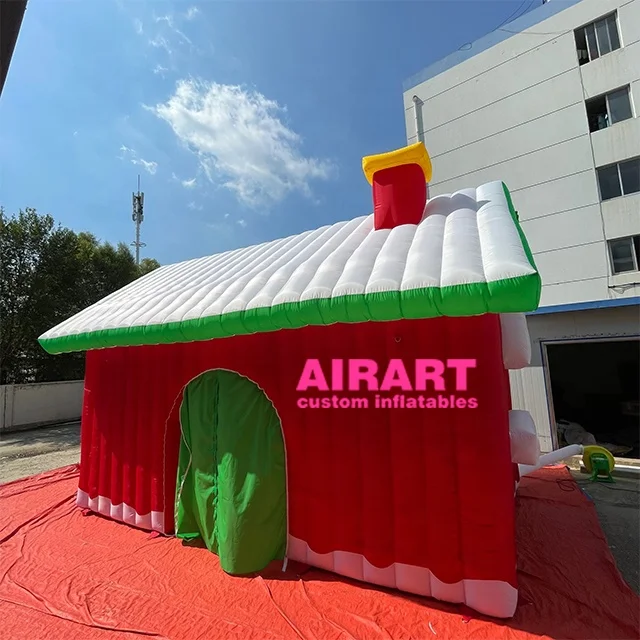 Christmas Decoration,Giant Inflatable Christmas House, Outdoor Camping Tent House