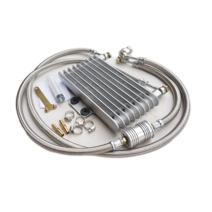 Supply GY6 modified oil cooler radiator motorcycle Honda  engine refit oil cooler
