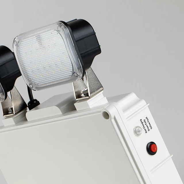 fire lamp 14w 15 wtts watt  waterproof IP65  2x3w LED double side dual head Twin Spots Emergency Light