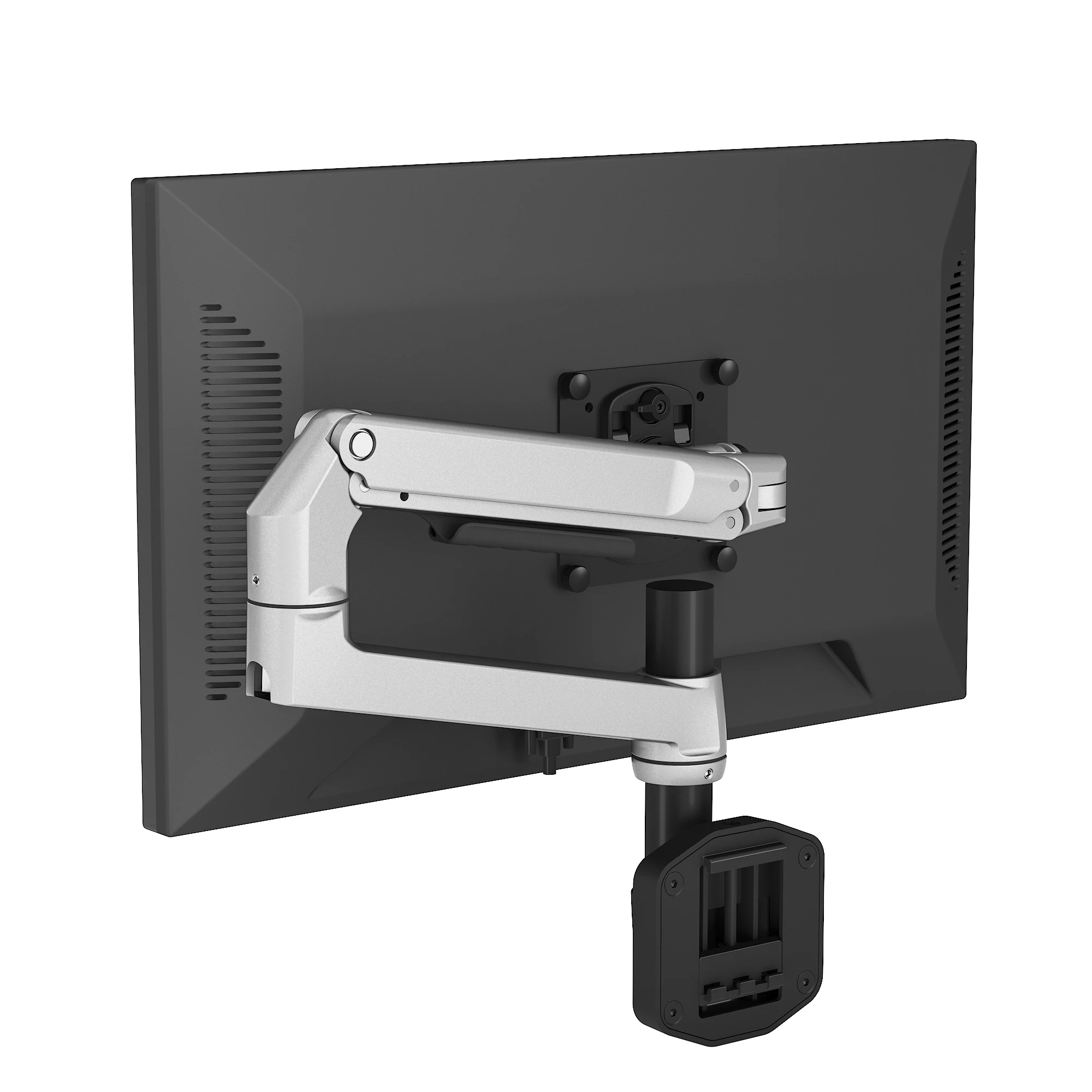 Gas spring Aluminum free adjustable LCD TV LED single wall mount monitor arm stand